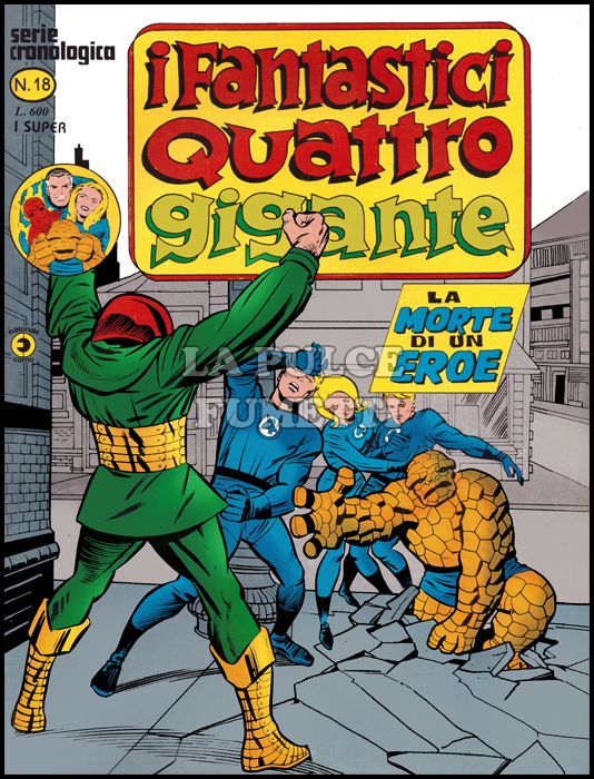 FANTASTICI QUATTRO GIGANTE #    18: LA MORTE DI UN EROE